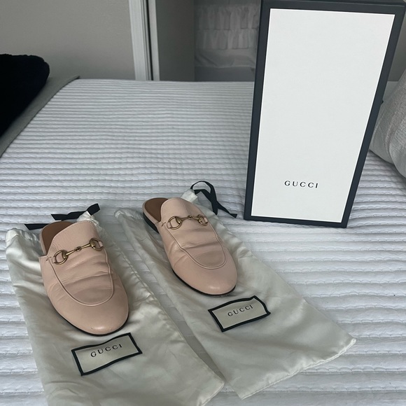 COPY - Gucci Princetown Mules in Skin Rose - Picture 1 of 6